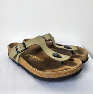Birkenstock Gizeh Green Sandal 7us